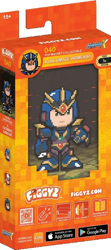 MEGA MAN FIGGYZ MAGNET COLLECTIBLE X (ULTIMATE ARMOUR) 11 CM